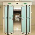 درب اتوماتیک شیشه ای منحنی