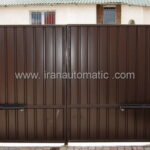 درب اتوماتیک با فریم آلومینیوم