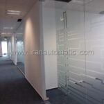 درب اتوماتیک با فریم آلومینیوم