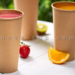 تولید لیوان کاغذی درب دار قهوه