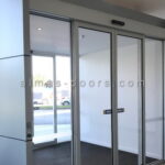 درب اتوماتیک شیشه ای اسلایدینگ