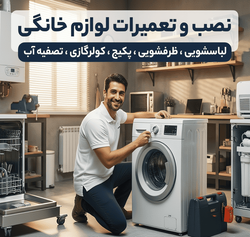 اصفهان خدمات | نصب و تعمیر ماشین لباسشویی، ظرفشویی، پکیج، کولر گازی و تصفیه آب در اصفهان